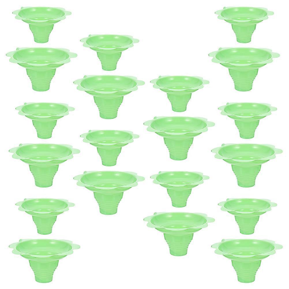 Cups Creative Smoothie Containers for Home Use 20Pcs Green