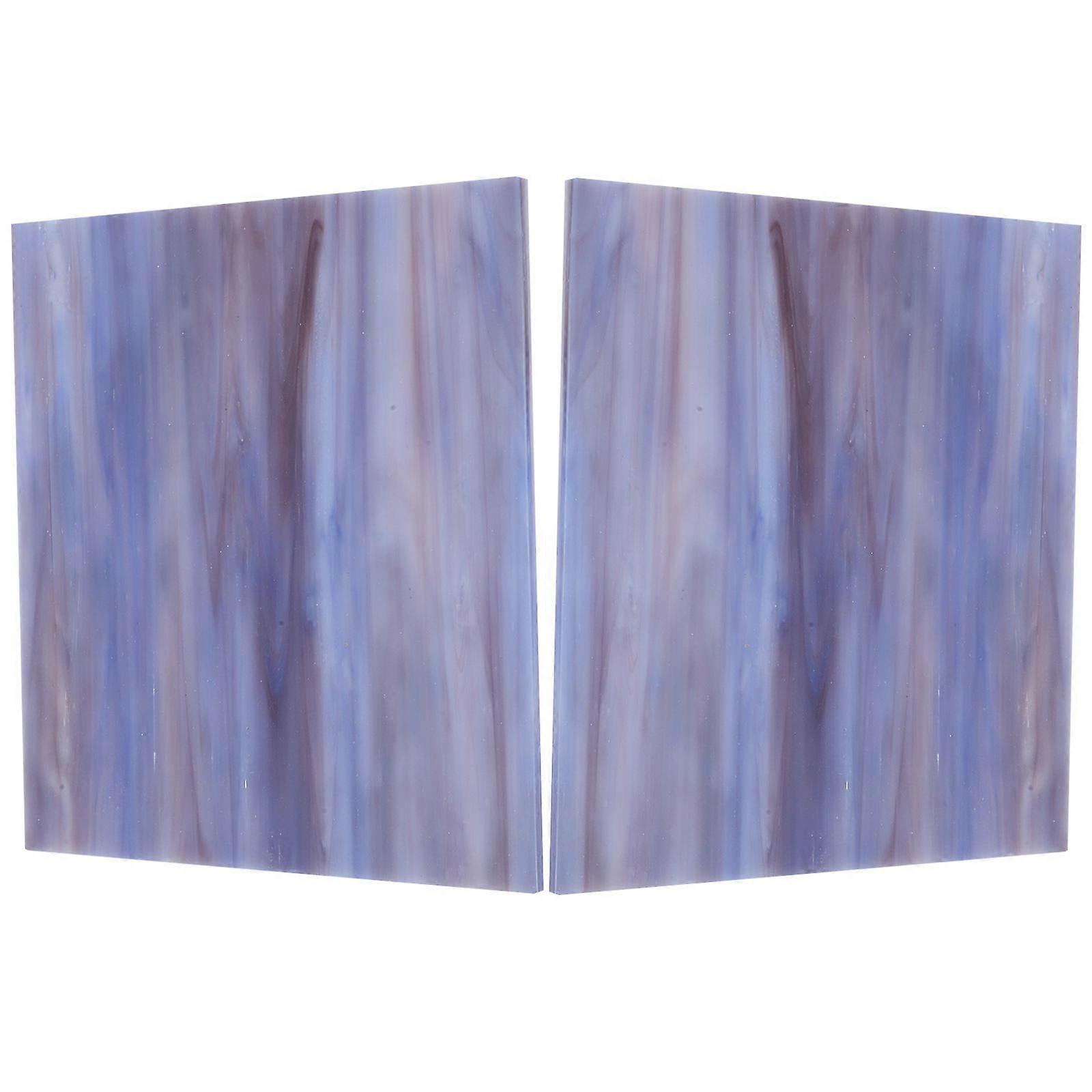 Mini Tiles For Craft 2Pcs Glass Sheet Tiles Designed For Craft Projects In European Classical Style And Natural Appearance