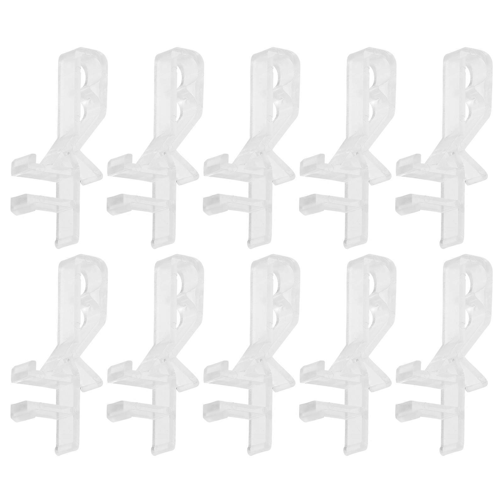 20pcs Hidden Valance Clips for Blinds Replacement – Lightweight Secure Grip Blind Clips for Venetian and Vertical Window Curtains Accessories