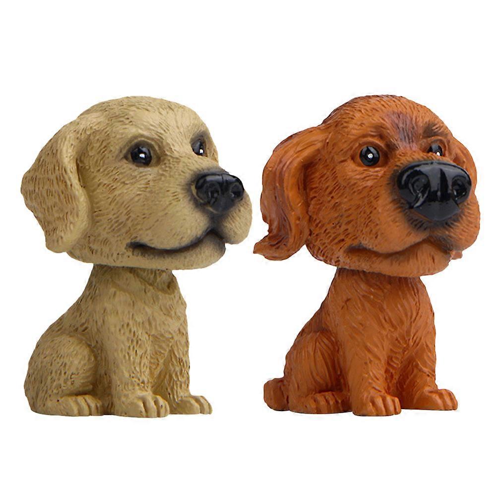 Here's a refined and professional product description for your **2pcs Nodding Dog Dashboard Ornament**:
### 🐶 2pcs Nodding Dog Dashboard