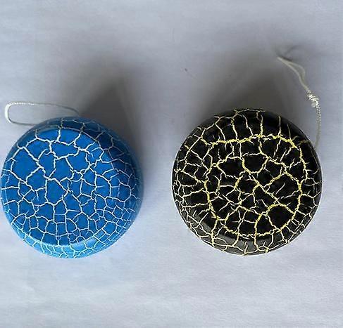 2pcs Yo Yo for Kids: Crack Wooden Yo-Yo Mini Beginner Yoyo Balls with Strings Enhances Creativity and Hand-Eye Coordination for Parties Classroom Priz