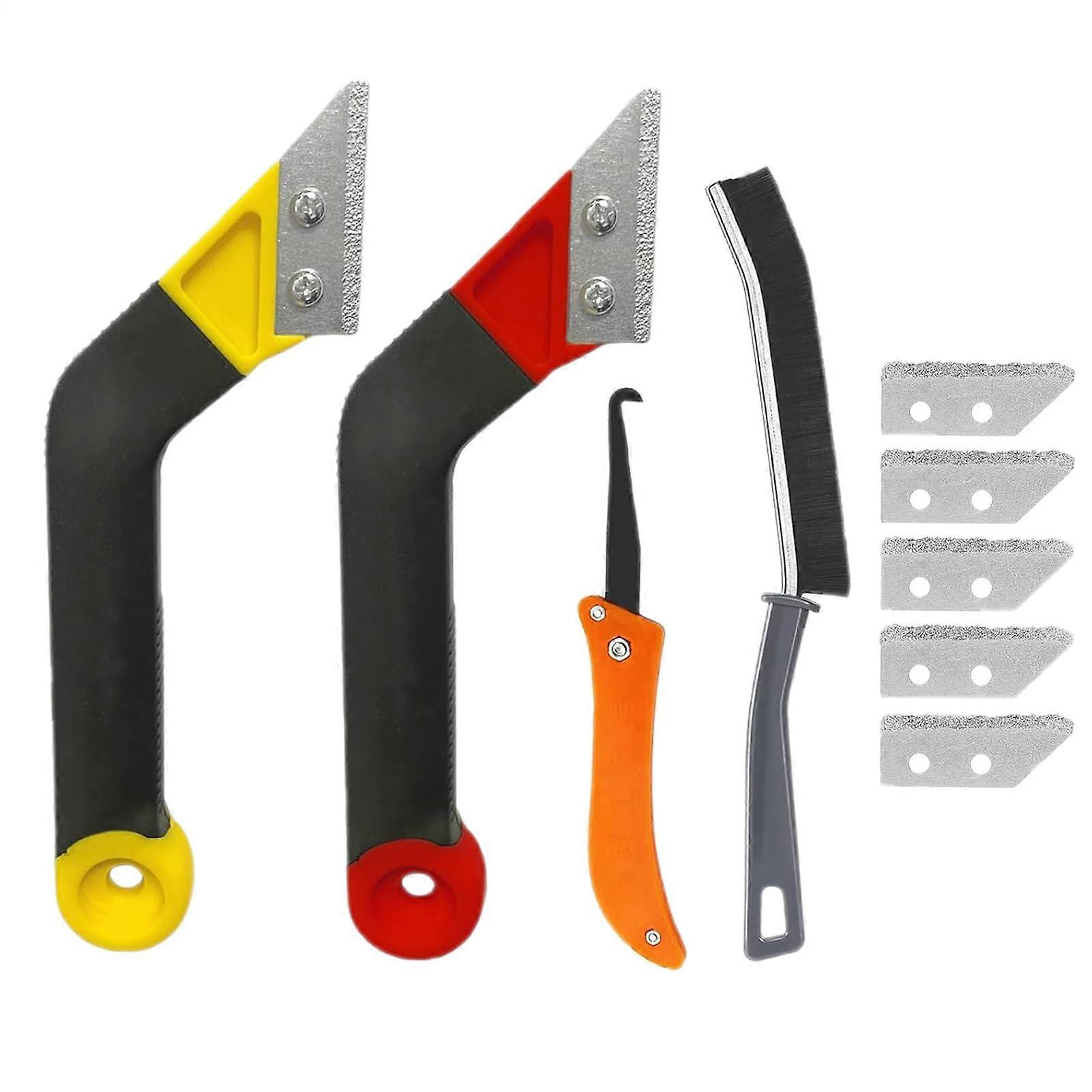 Mortar Scraper Rak Mortar Removal Tweezers Grout Scraper Set for Tile Joint