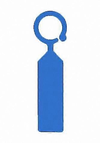 100 Count Durable Plastic Plant Tags for Garden and Nursery Labeling with Hanging Rings