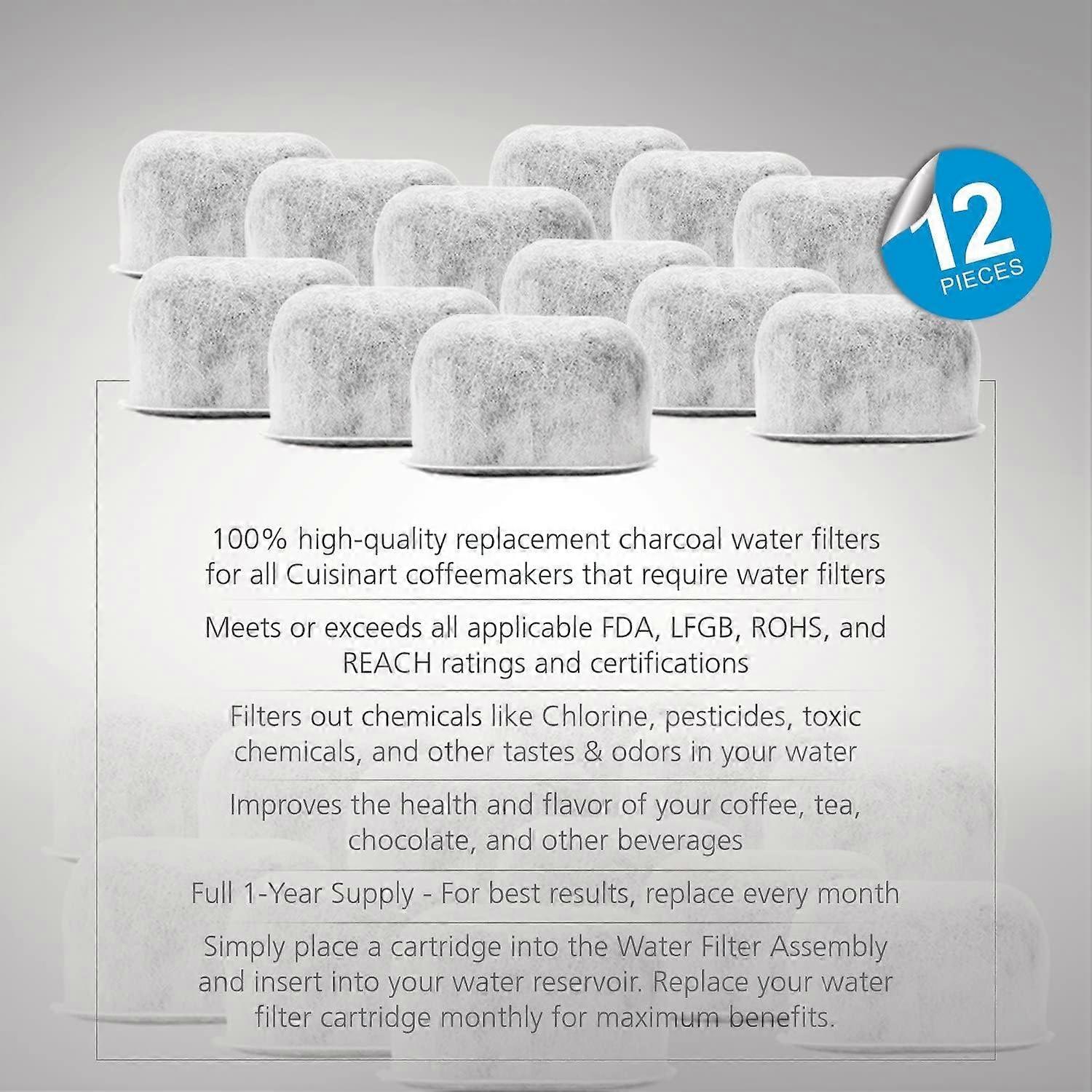 12 pieces Spare 00l water filter Suitable for coffee makers