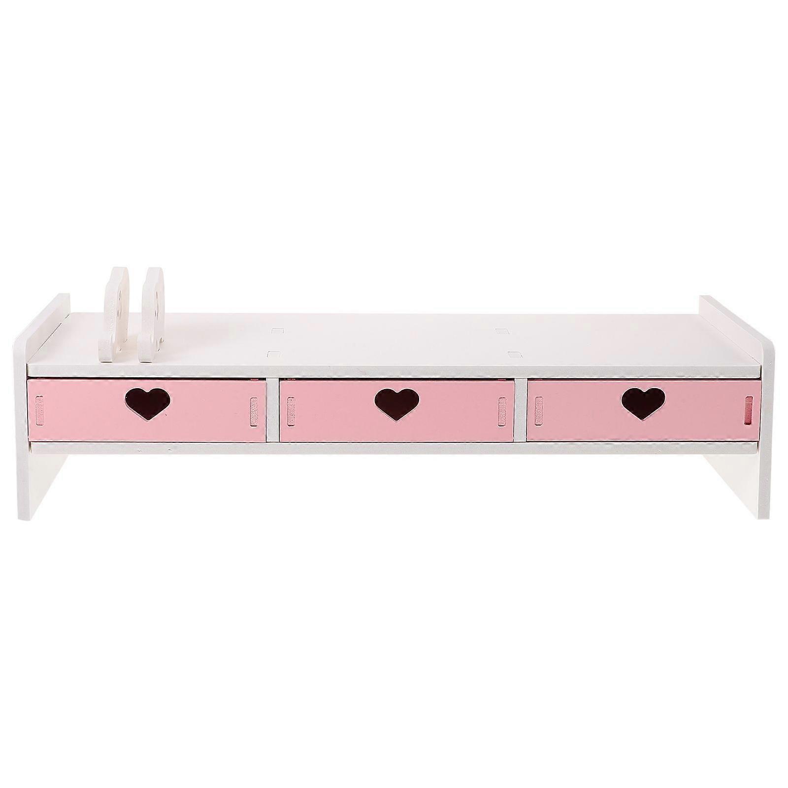 1pc Multi-purpose Desktop Computer Monitor Stand Sturdy Durable Monitor Riser