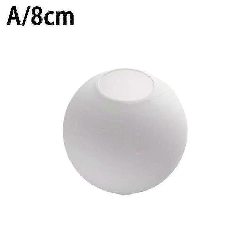 White Matte Glass Globe Shade for Chandeliers and Pendant Lights