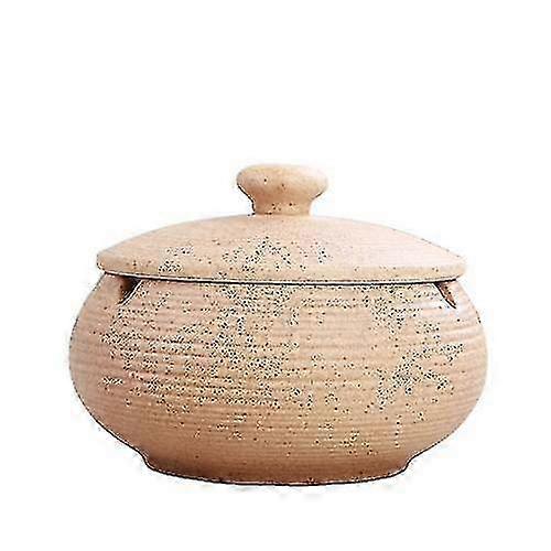 Home decor ashtray with lid for elegant smoking solution