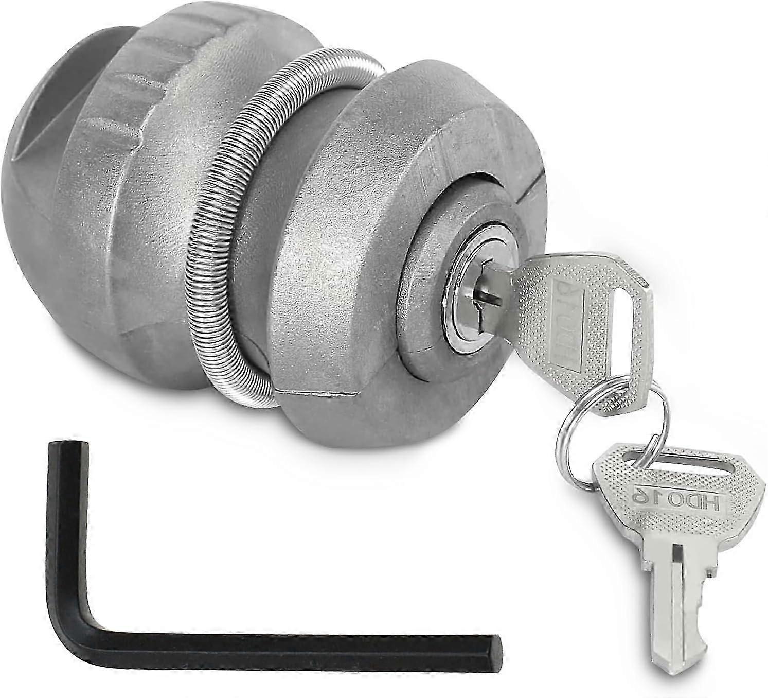 Trailer lock anti theft device for ball hitch trailer hitch ball lock anti theft trailer security theft caravan trailer lock with 2 keys