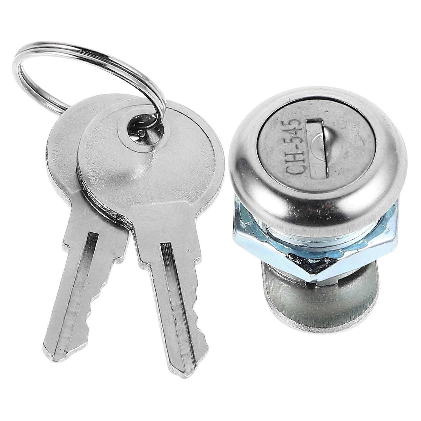 1 set CH545 Key Motorcycle Rear Trunk Lock, Dustproof Lock Cylinder for Camper Door Waterproof and Durable Lock for Vehicle Boot