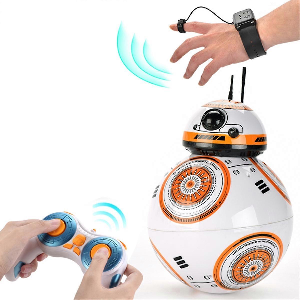 RC Roboter 2.4G Funkfernbedienung mit Tongeste Induktionssensor Intelligenter Roboter Modell Kind