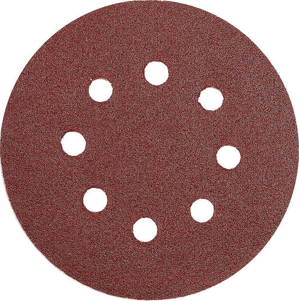 83457 Discs 8 Hole Backrest C 125mm Grain 180-5 Compatible with Screwdriver Tools