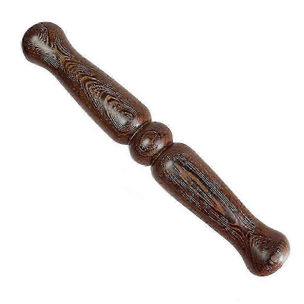Optimised Title: "Solid Wood Tai Chi Stick - Kung Fu Training Equipment, Model yu, Coffee Finish - 1 Piece
