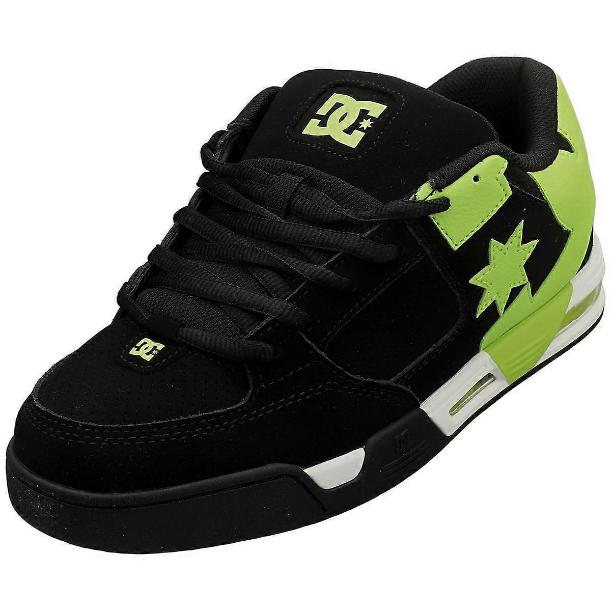 DC Shoes Command Mens Skate Trainers in Black Lime