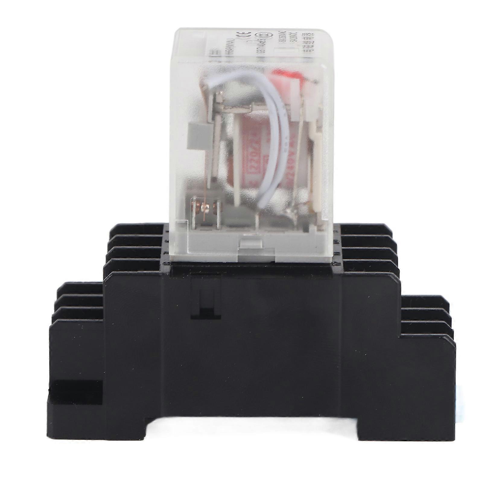 Mini Intermediate Electromagnetic Relay HH54P MY4NJ 5A 14-Pin Base