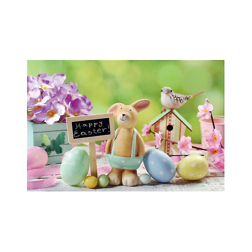 1.2x1.5m Photography Background Cloth Easter Bunny And Egg Pattern Backdrop Photograph Props