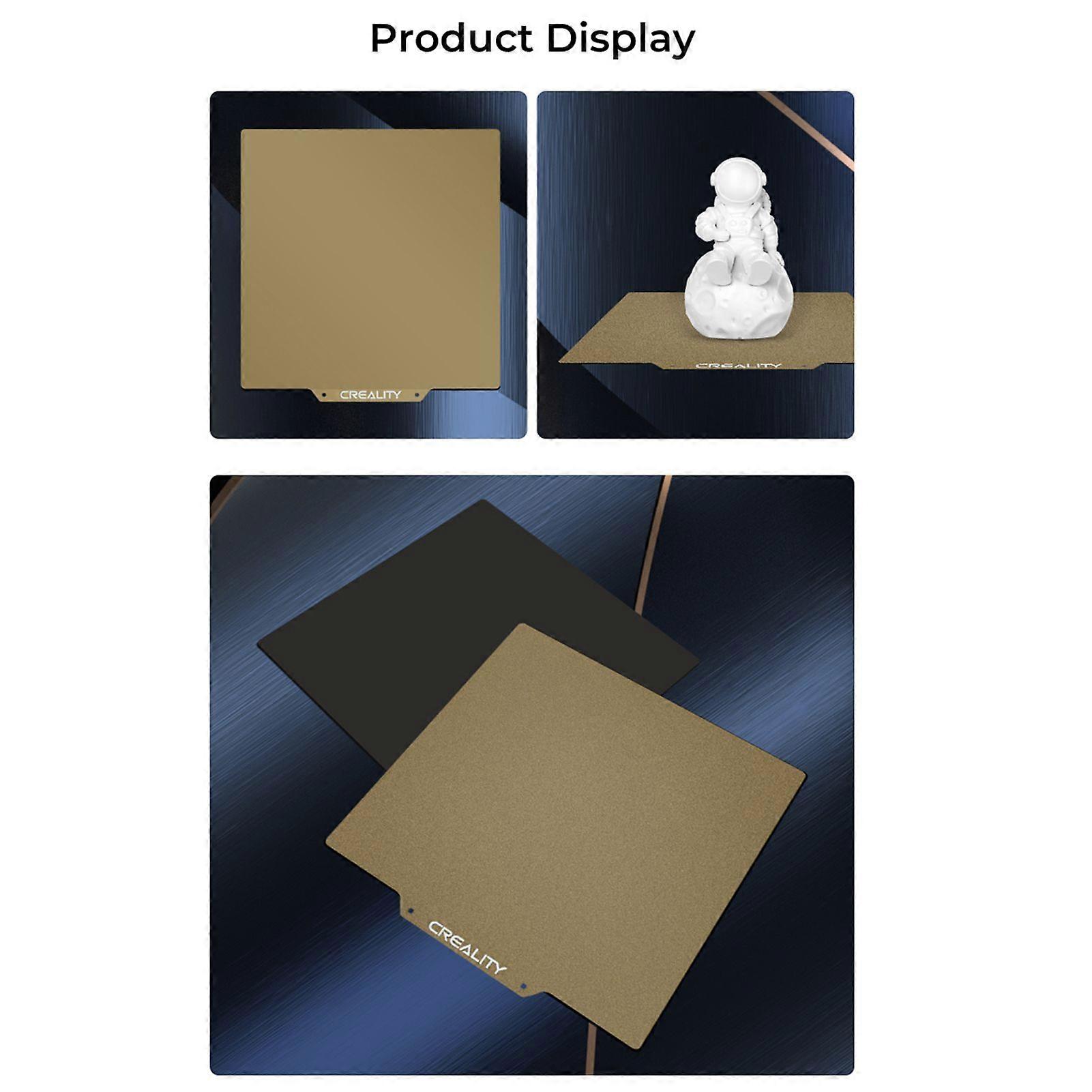 Creality 3D PEI Sheet Print Bed + Magnetic Sticker Flexible Removable Spring Steel Build Surface with Adhesive Backing 235x235mm for Ender-3/Ender-3 P