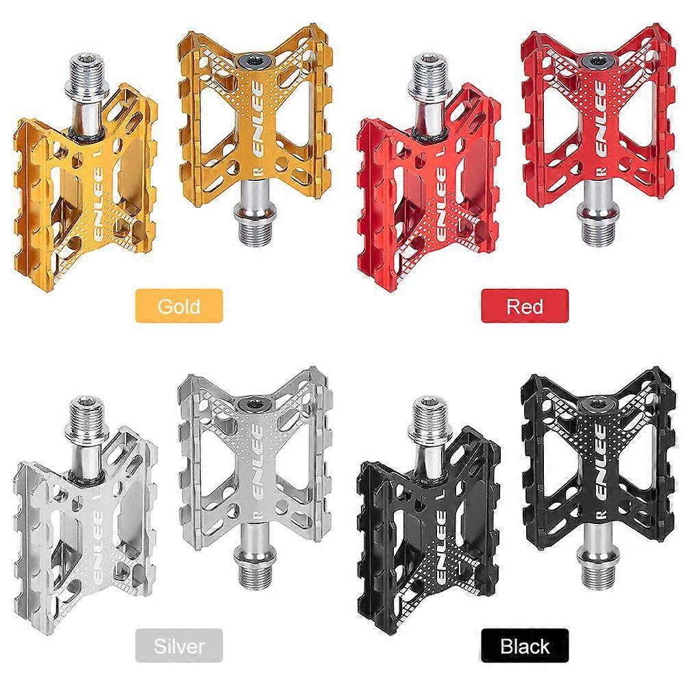 Folding Bike Pedals Aluminium Alloy Flat Bicycle Platform Pedals Mountain Bike Pedals Cycle Pedals