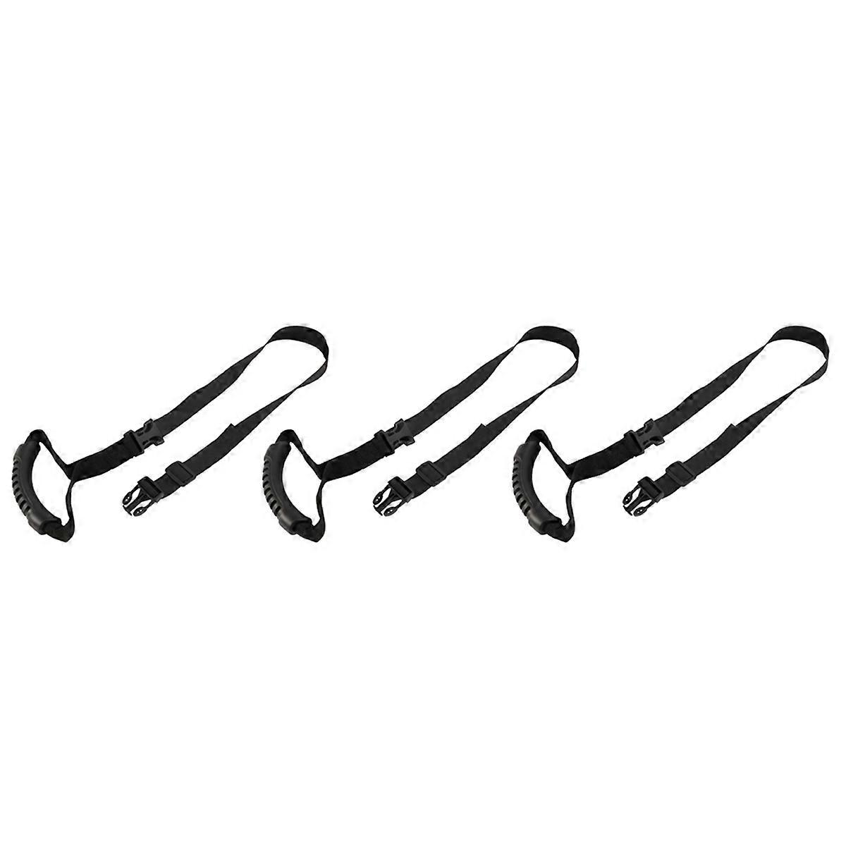 3X Auto Adjustable Car Handle Standing Aid Safety Handle Vehicle Support Nylon Handle Car Assist Dev