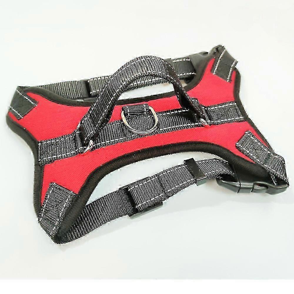 No Pull Dog Harness Reflective Adjustable With 2 Metal Leash Hooks