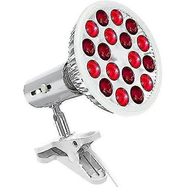 Red Light Therapy with Light Socket, 660nm & 850nm 18 LEDs Near Infrared Light Units null none