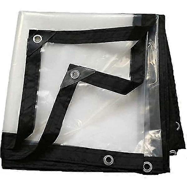 Foldable Waterproof Transparent Tarpaulin With Eyelets(2x2m), tarp cover, waterproof tarp