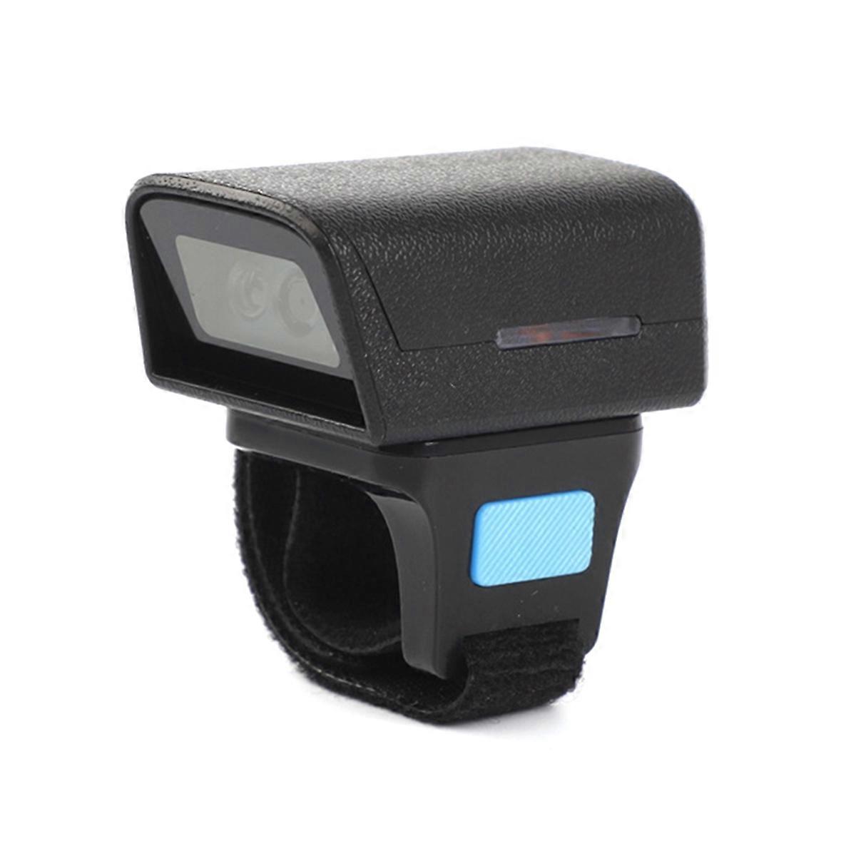 Ring Wireless Mini Finger Bluetooth Scanner Barcode Reader 2D1D Barcode Scanner PDF417 Data Matrix Wearable Scanner