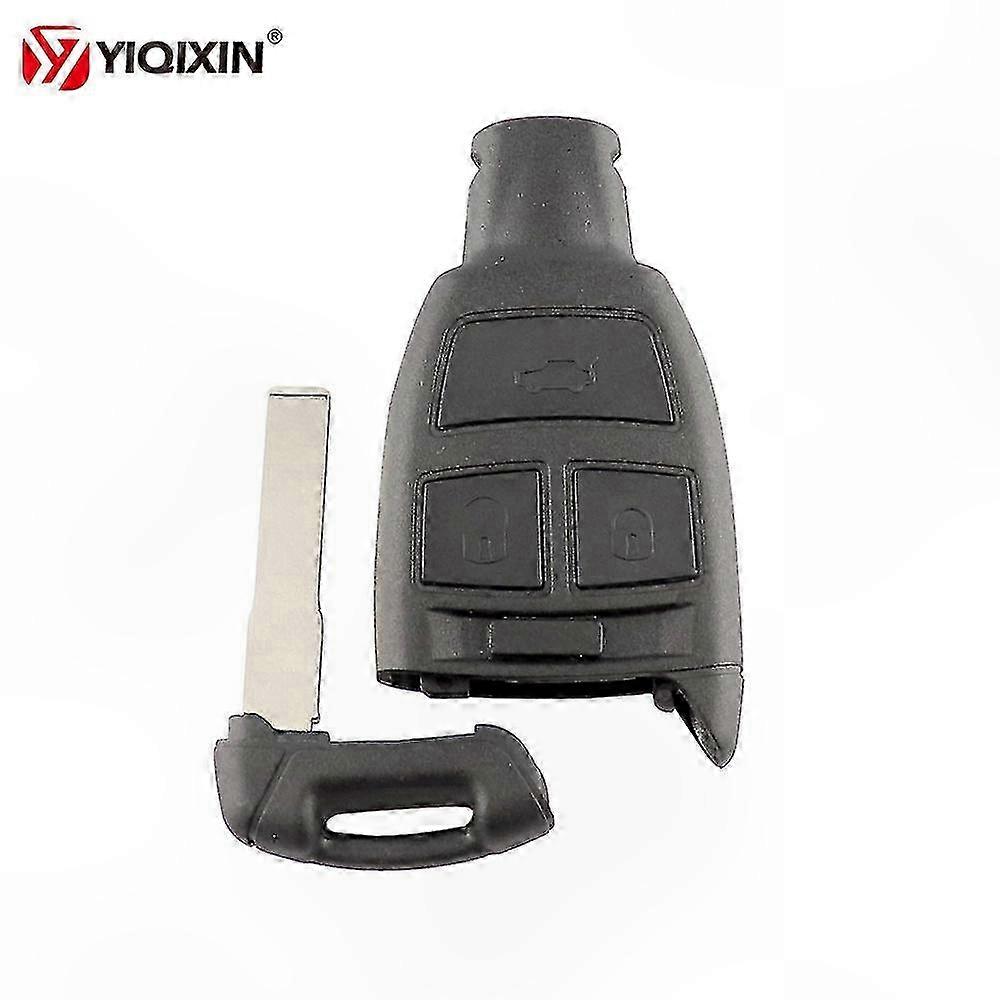 3-Button Smart Card Key Shell for Fiat Croma Punto with Sip22 Emergency Key Replacement Case