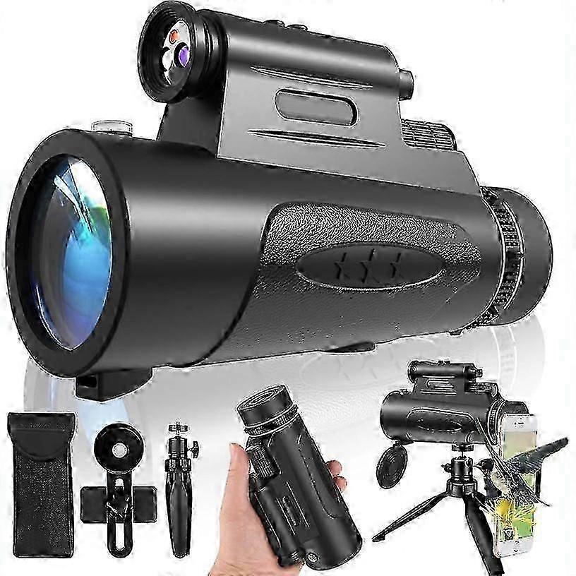 Single Tube 80x100 Telescope with Night Vision for UK Mobile Phone Astronomy