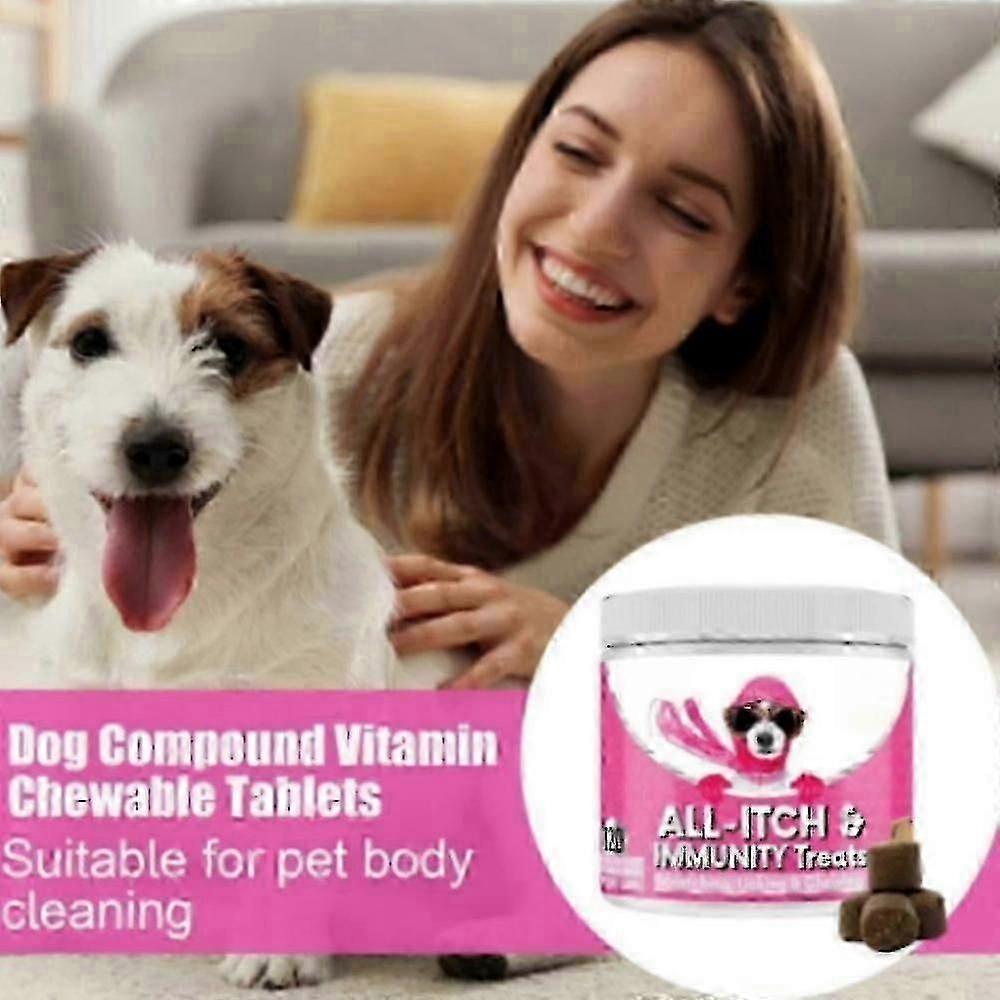 Nutripaw All-Itch Immunity Treats dla psów - łagodzi swędzenie łap, oczu, uszu, skóry