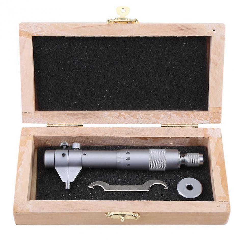 Inside Micrometer Aperture Micrometer Measuring Inside Precise Micrometer with Hole Inner Diameter Gauge Gauge 5-30mm Precision Macaron
