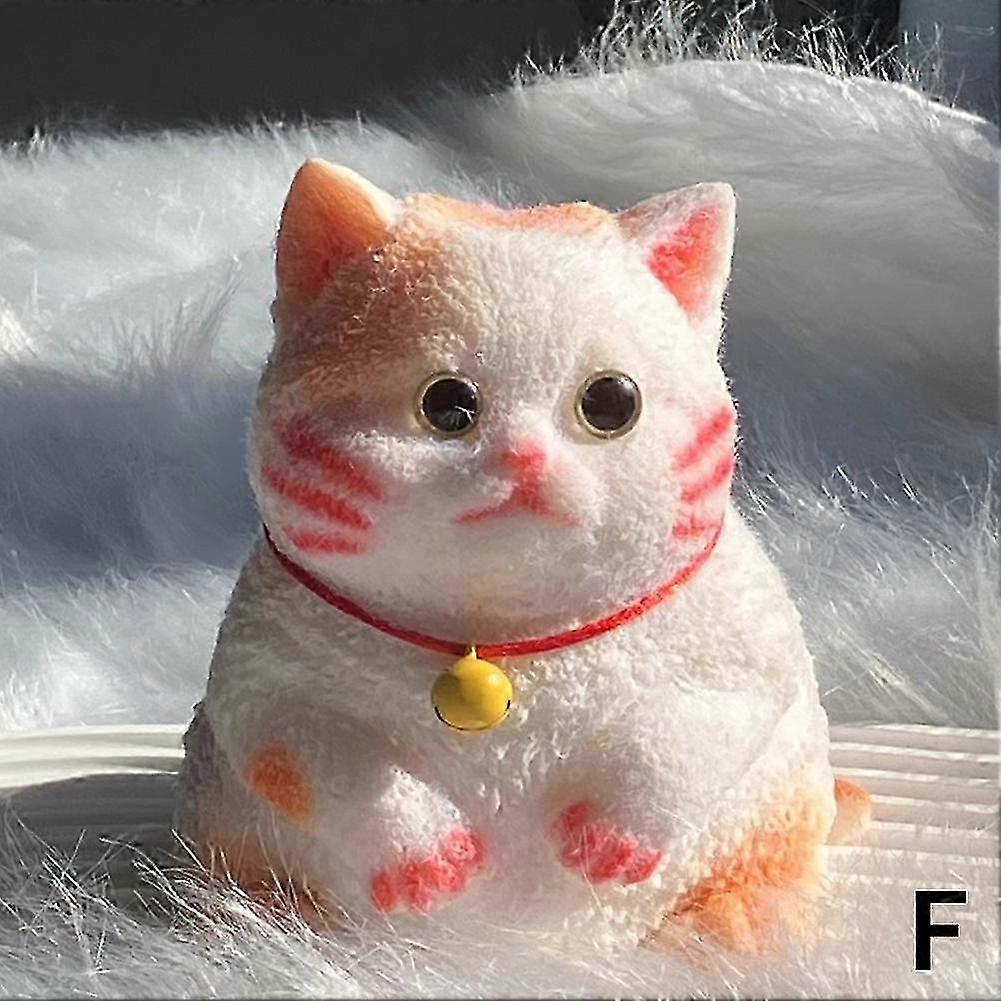 Cartoon Plush Cats Slow Rebound Toy Creative Soft Feel Pinching Fingertip Toy 2025
