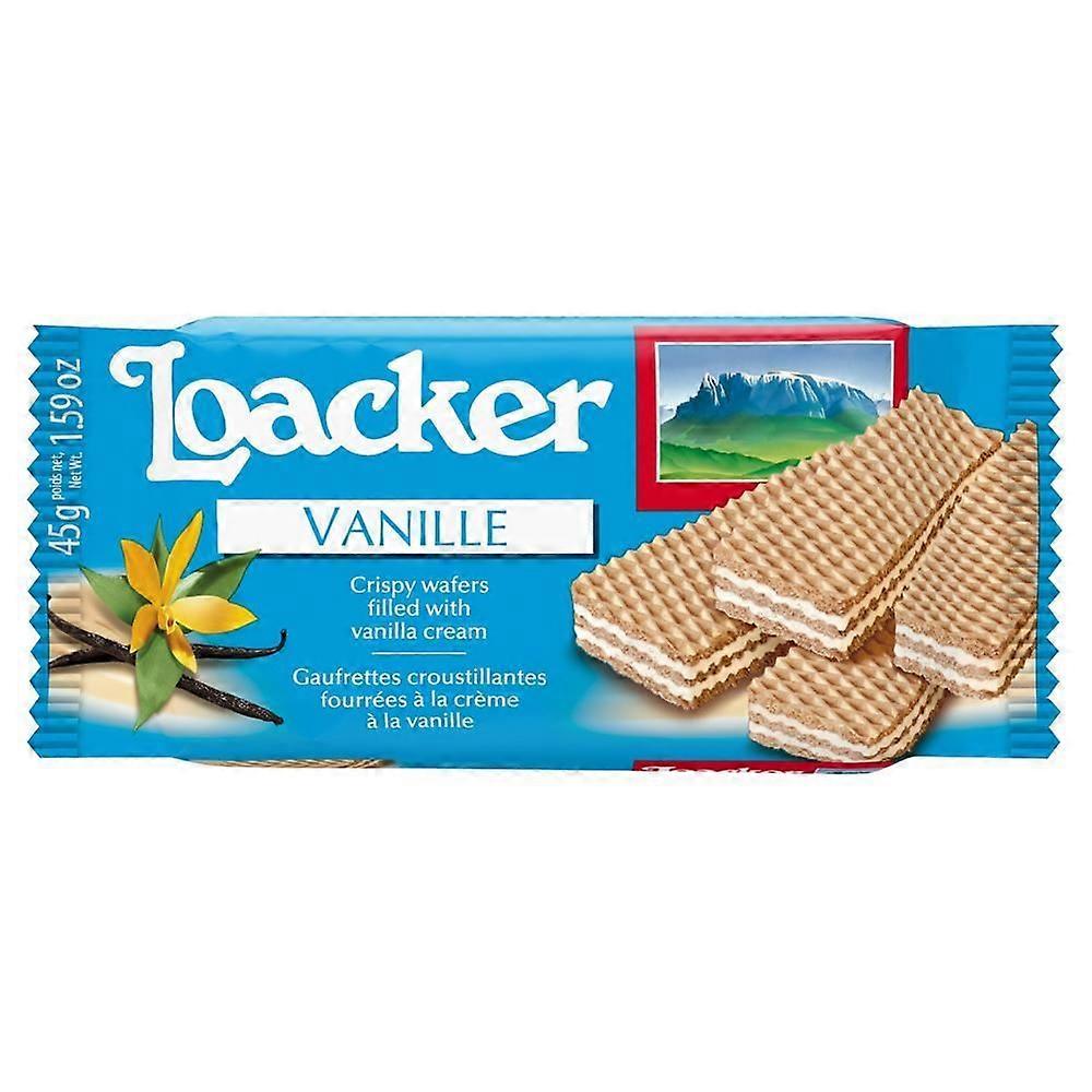 Loacker Vanilla 45g Single Box - 5 Pack