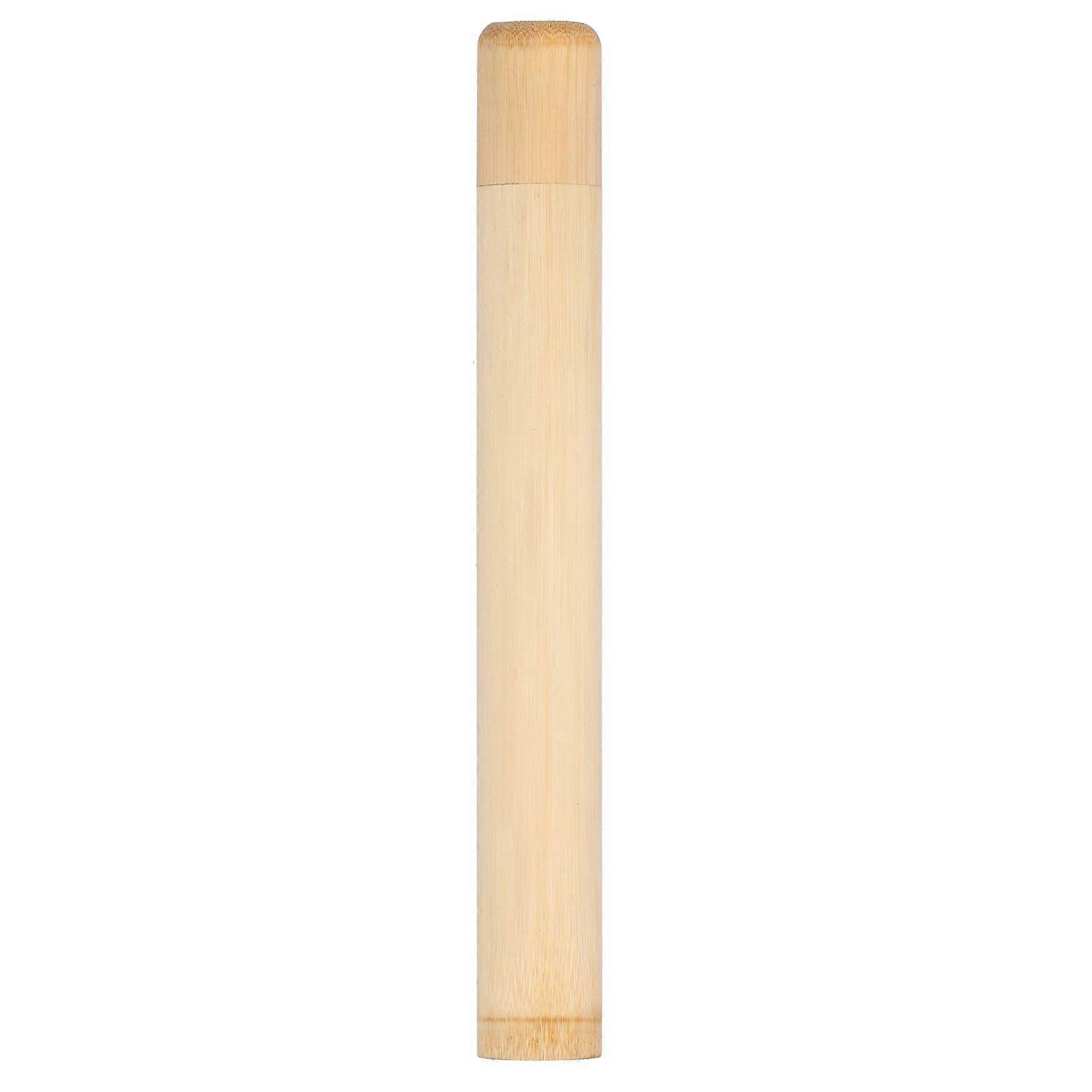 Mini Tea Leaf Jar Container Portable Tea Canister Round Shape Bamboo Tube Storage Box Cylinder