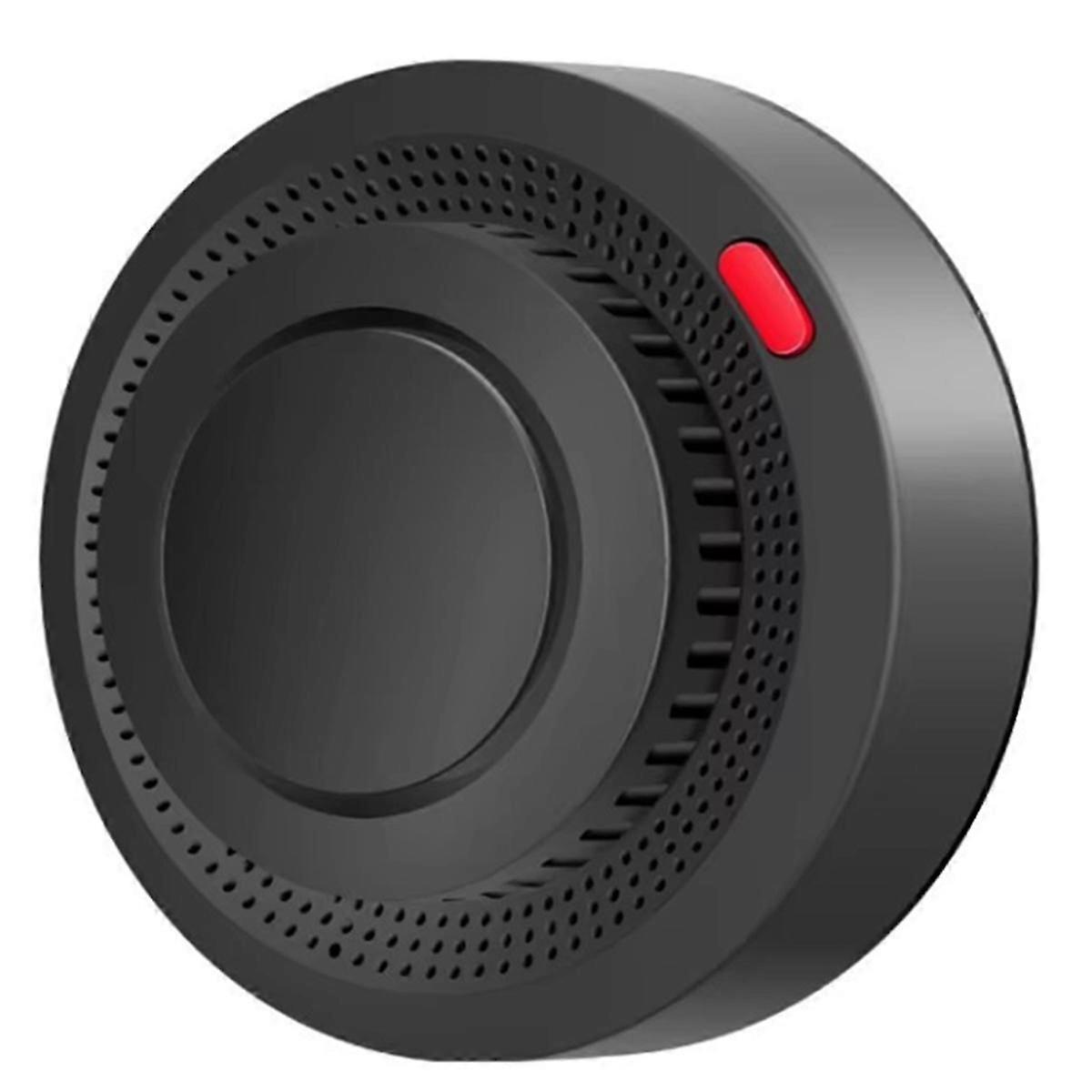 Tuya Smart WiFi Smoke Detector, Smart Controlled Sensor Real-Time Monitoring, Remote Alarm Notification