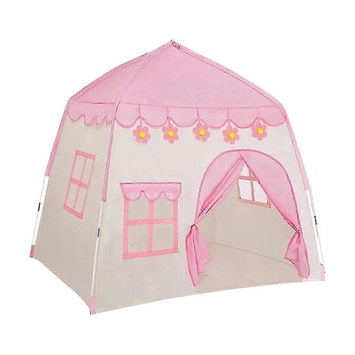 Lektält inomhus och utomhus, Prinsesstält för flickor, Pojkar Småbarn Stort Hustält