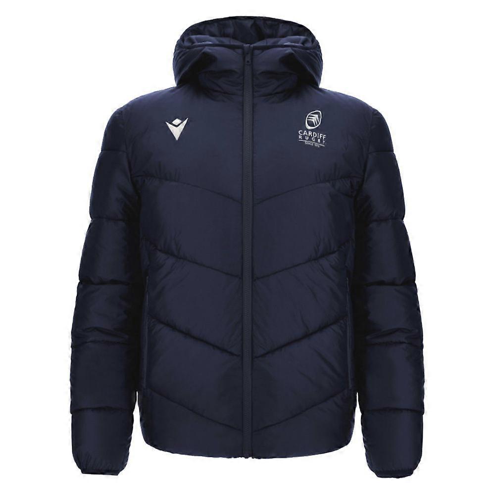 2025-2026 Cardiff Blues Padded Bomber Jacket (Navy)