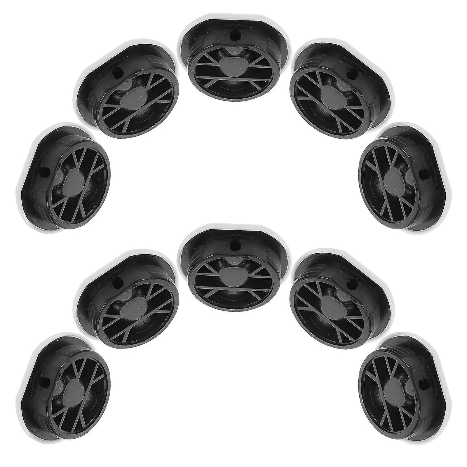 Furniture Connectors Secure Furniture Attachment Buckle Style Round PP 2.90X2.70X0.80CM 10Sets