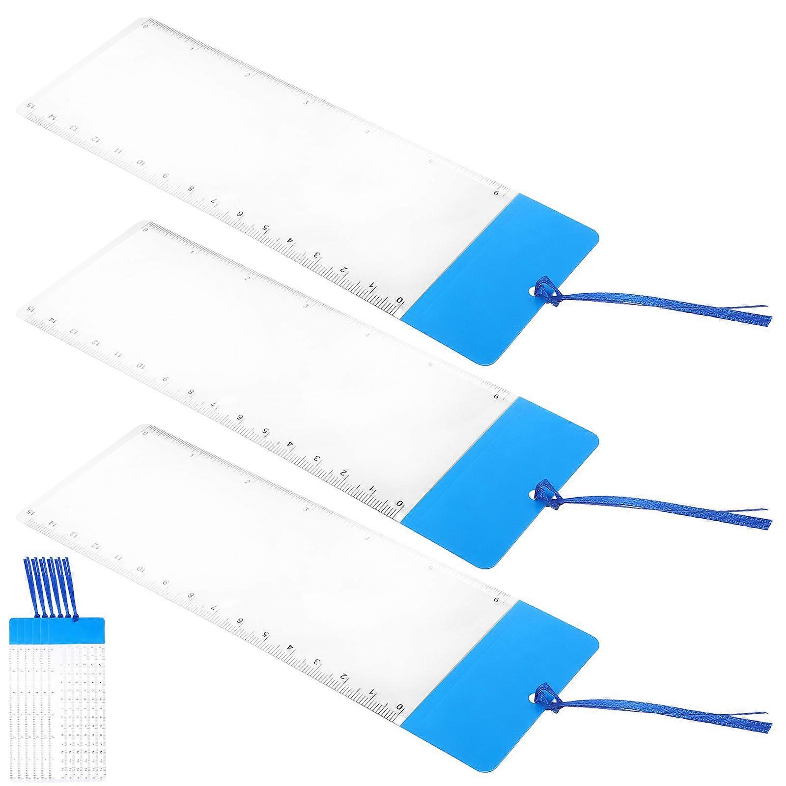 Marque-page en PVC transparent pour une utilisation de lecture avec un ensemble d’utilisation quotidienne de 40 pièces