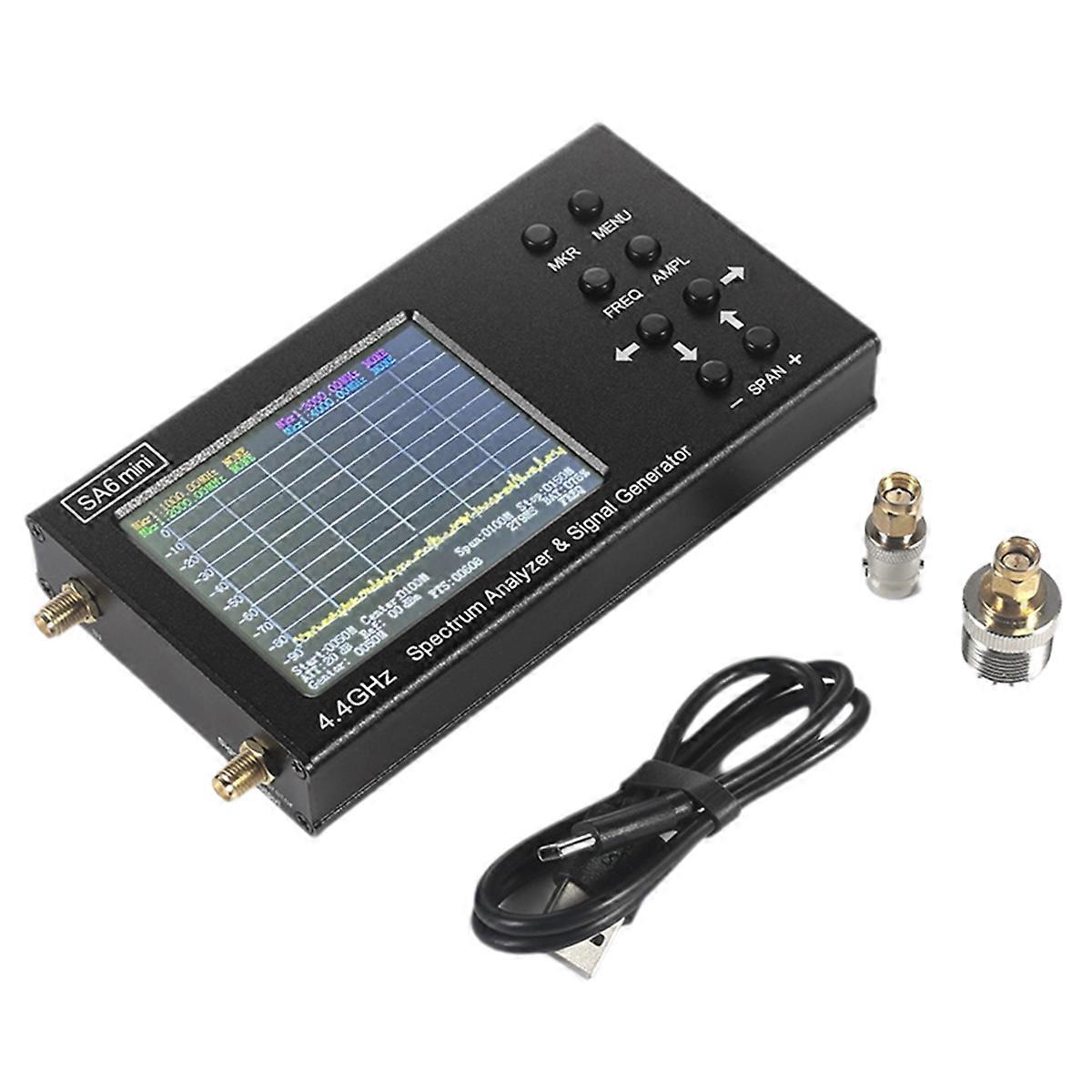 SA6 Mini Spectrum Analyzer Wi-Fi CDMA Lab 35-4400Mhz Signal Test