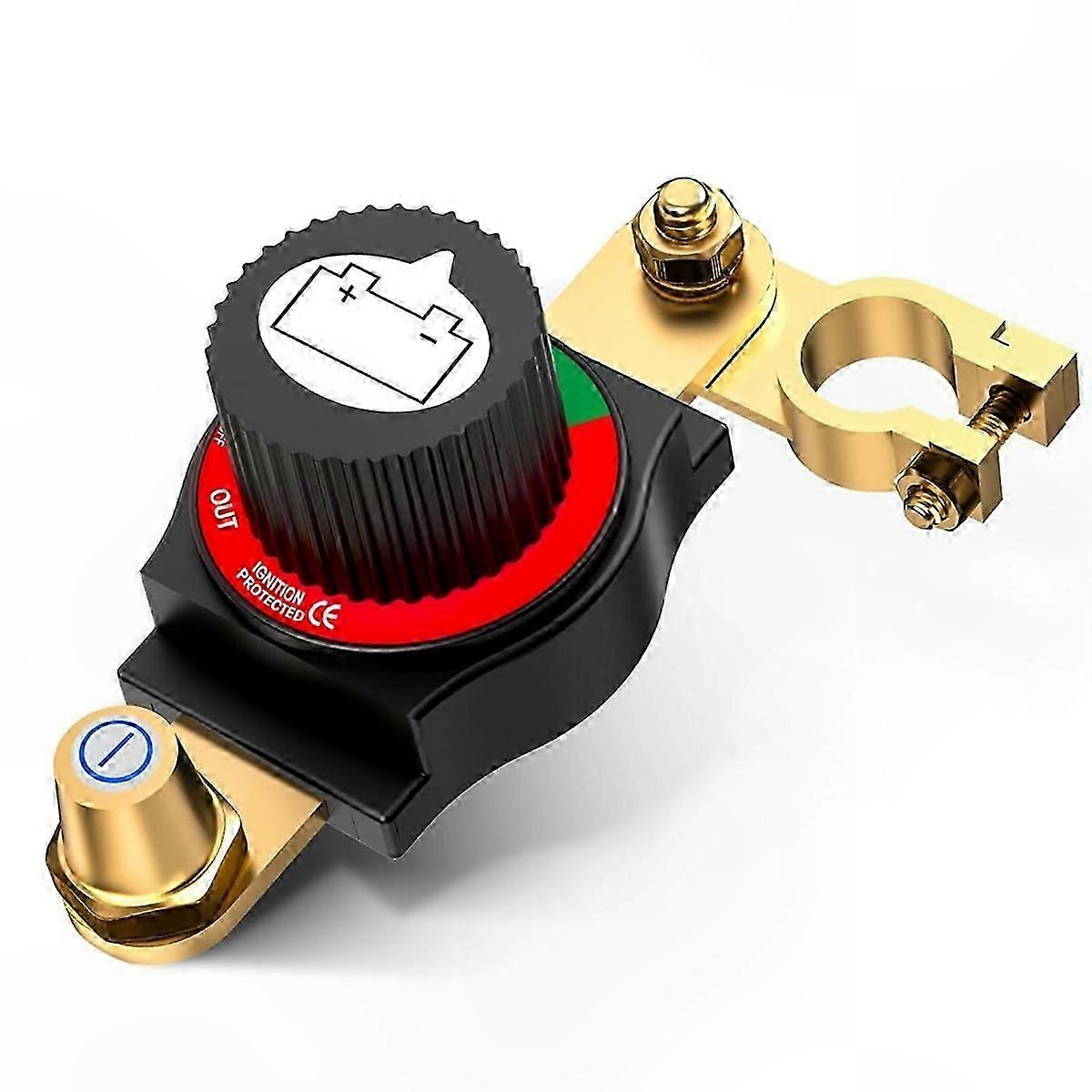 Battery Disconnect Switch for Vehicles, Top Post Battery Cut-Off Switch