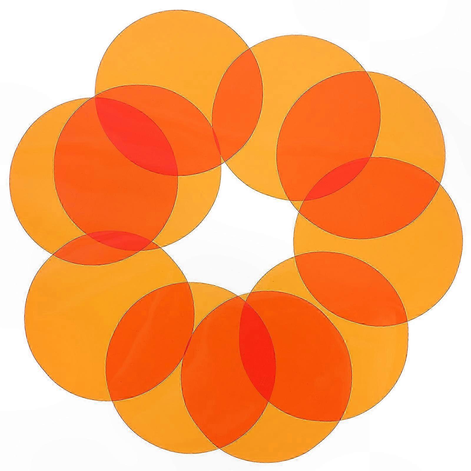 フラッシュ写真照明フィルター用10個のクリア色補正ジェルシート