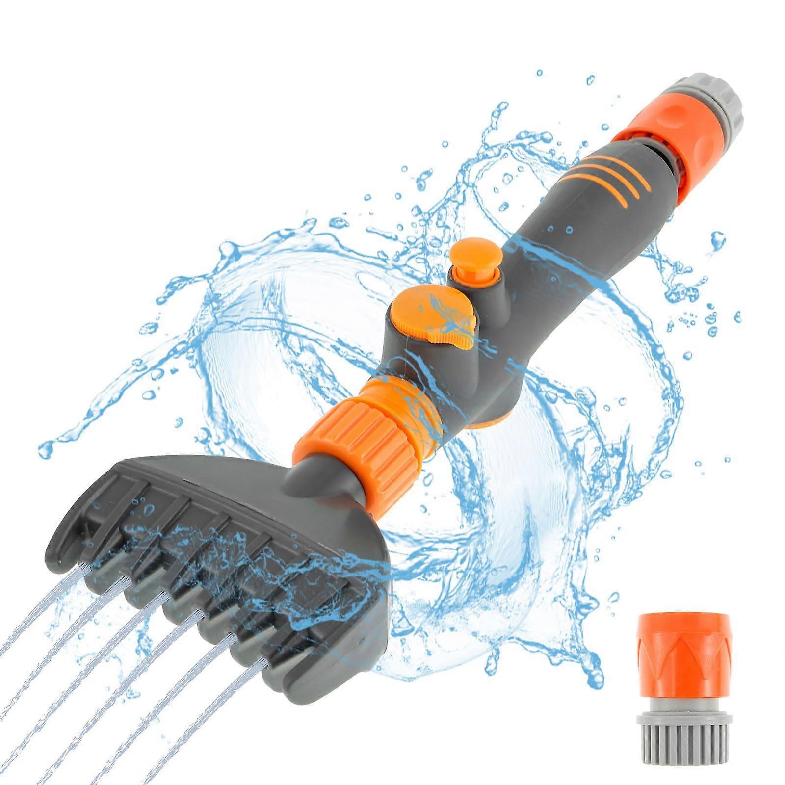 Pool Spa Filter Cartridge Cleaner Tool, 7Comb Nozzles, Pressure Cleaning, Multifunctional Filter Cleaner