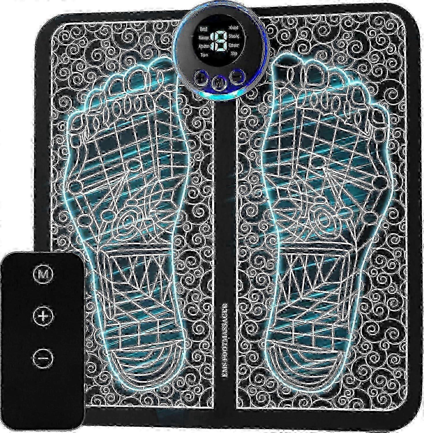 Neuropathy Foot Massager with 8 Modes 19 Levels, Whole Body Circulation Massage for Diabetic Neuropathy
