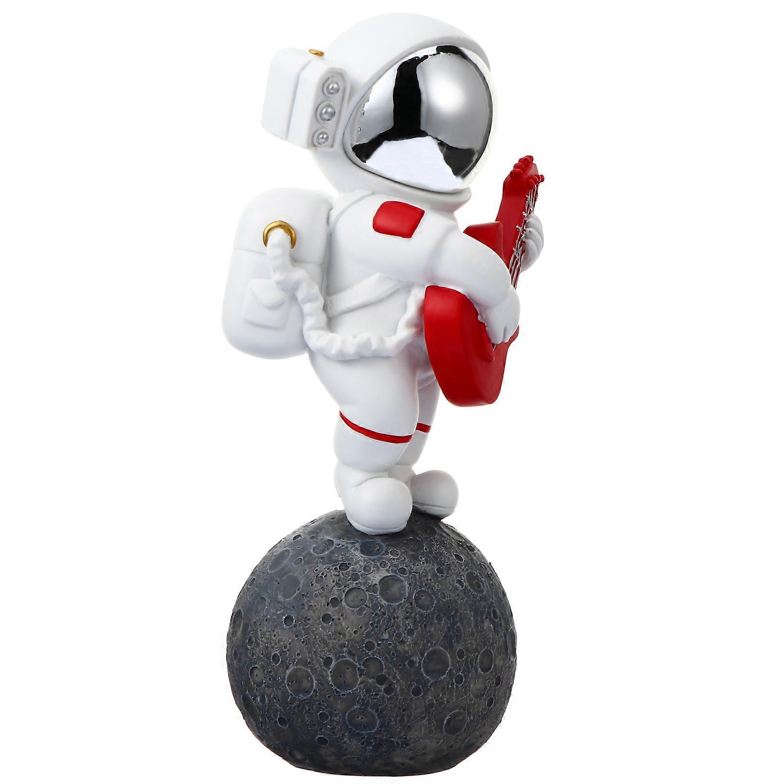 Decorative Resin Spaceman Desktop Ornament for Adornment 2Pcs