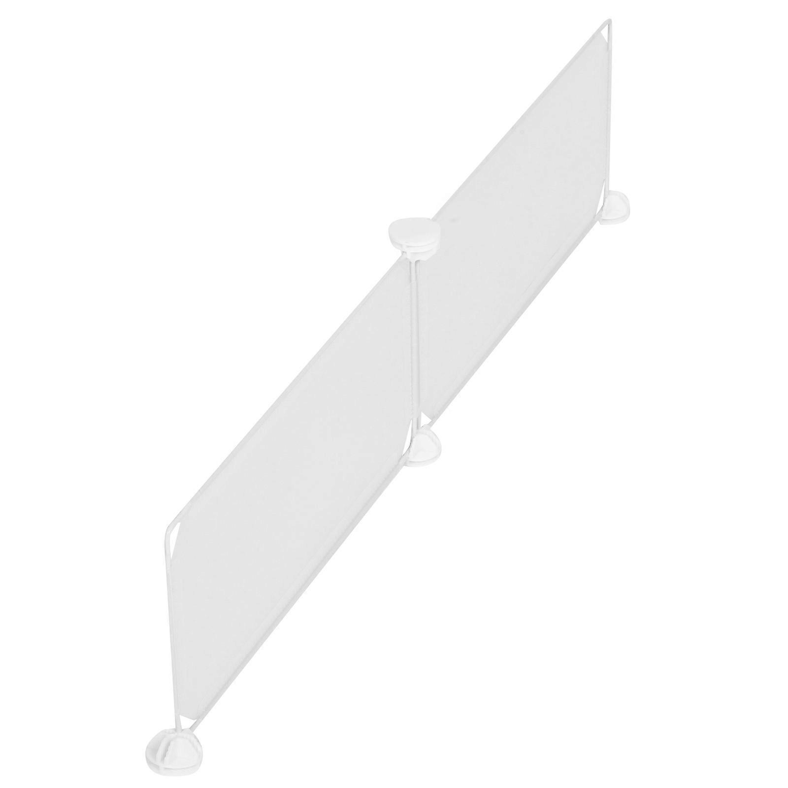 Multi-Functional Under Furniture Blocker for Pets 2Pcs White Plastic Baffle