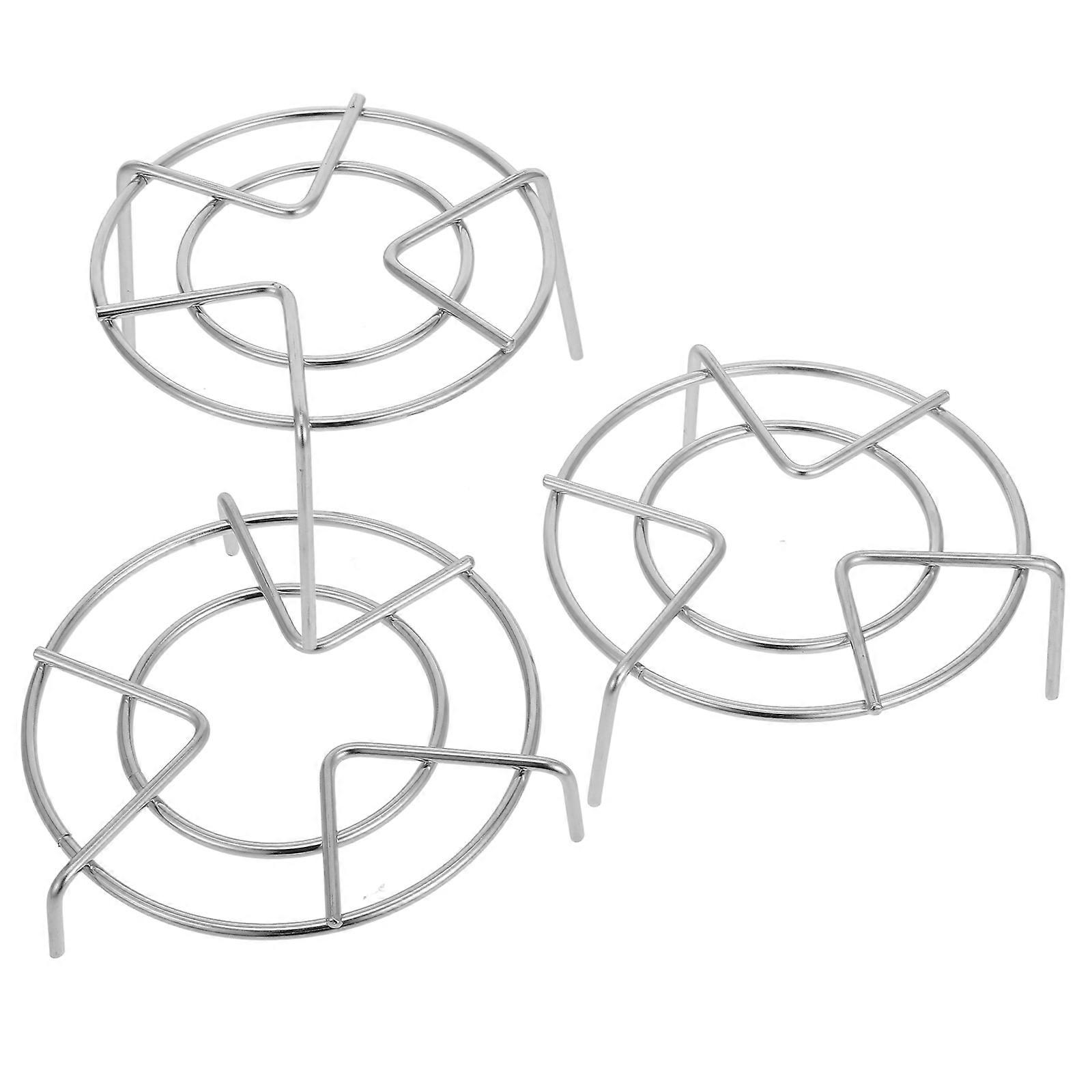 15 Pcs Air Fryer Racks Steaming Stand For Home Cooks Cooking Occasion Tripod Support Fitting 14X14X5CM
