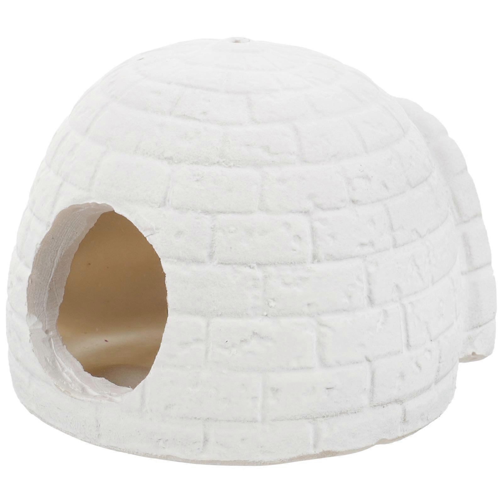 Pet Cool Hideout 3Pcs Ceramic Nest for Small Animal Summer Cooling