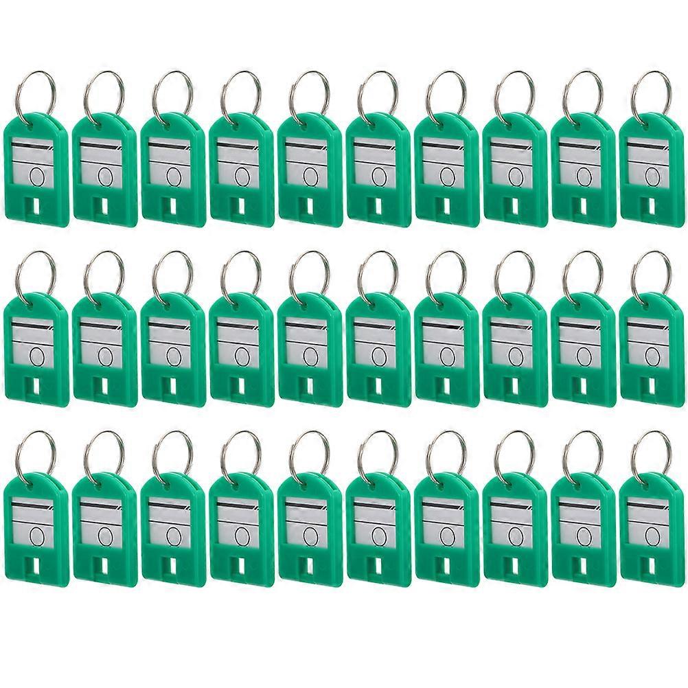 105 Pcs Numbered Tags For Identification Travel Outdoor Moving Gift Giving Rectangular Green Organizing