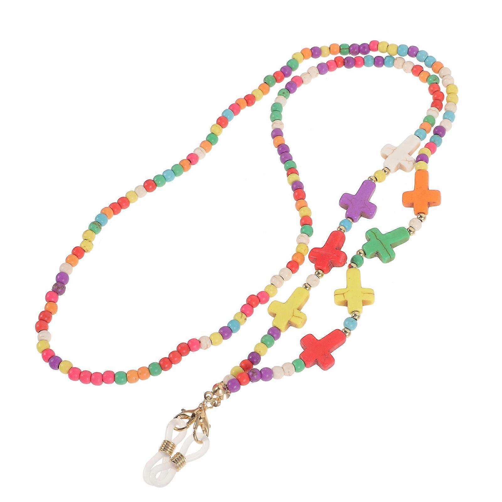 Stylish Glasses Strap With Round Beads For Men And Women Everyday Use 1Pack