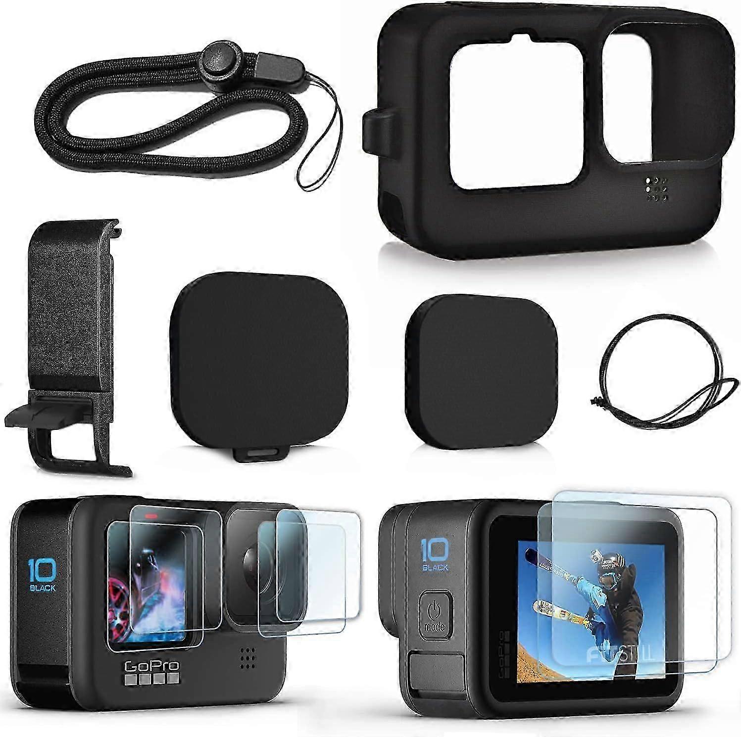 GoPro Hero 11/10/9 Case with Lens Cap